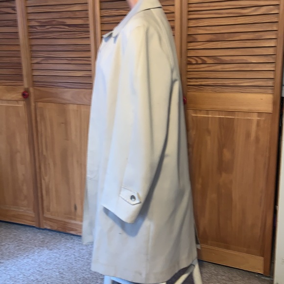 GLENEAGLES TRENCH COAT 40 reg Made in USA light tan gentleman’s classic - Picture 4 of 11